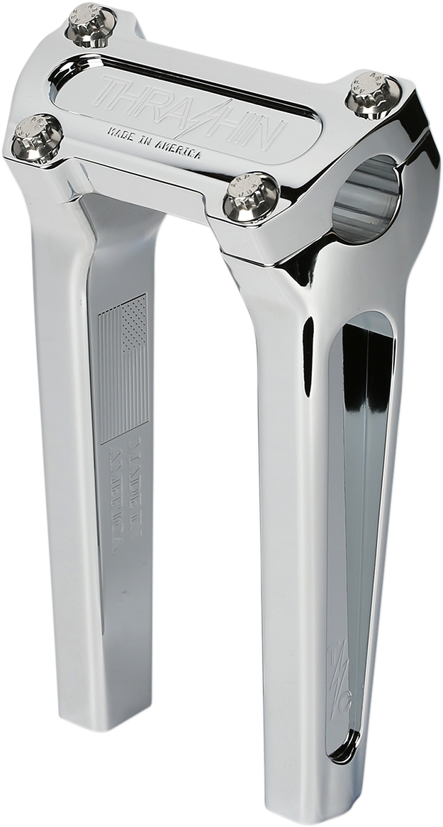 Handlebar Risers - Straight - 8" - Chrome [0602-1049]