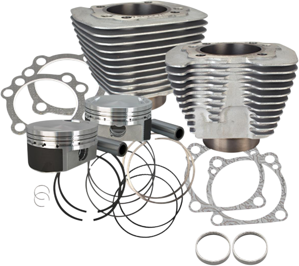 1250 cc Conversion Kit - Cylinder Kit - 1200 cc Conversion - 10.3:1 Compression Ratio - Silver - XL [0931-0527]