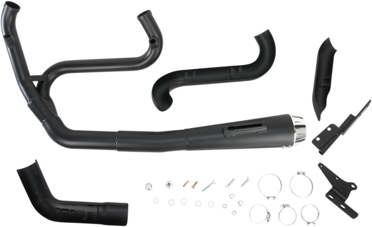 Road Rage 2:1 Exhaust System - Road Rage 2:1 Exhaust - Black - FXD [1800-1308] - Image 2