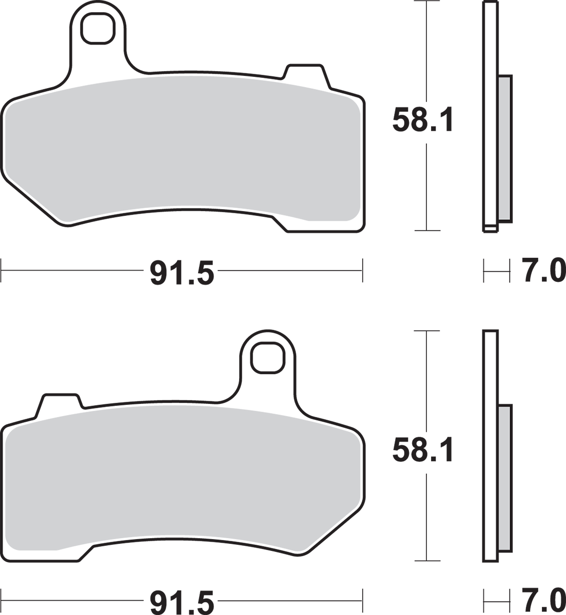 Sintered Metal Harley/Buell Brake Pads - Sintered Brake Pads - Harley-Davidson [1721-1773] - Image 2
