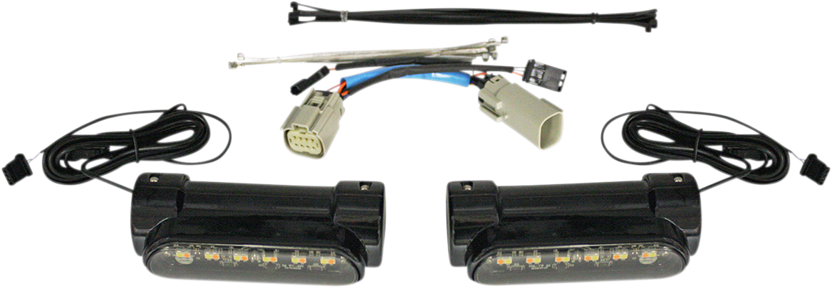Dynamic Engine Guard LEDs - Engine Guard Light - Black - Trike [2040-2535] - Image 2