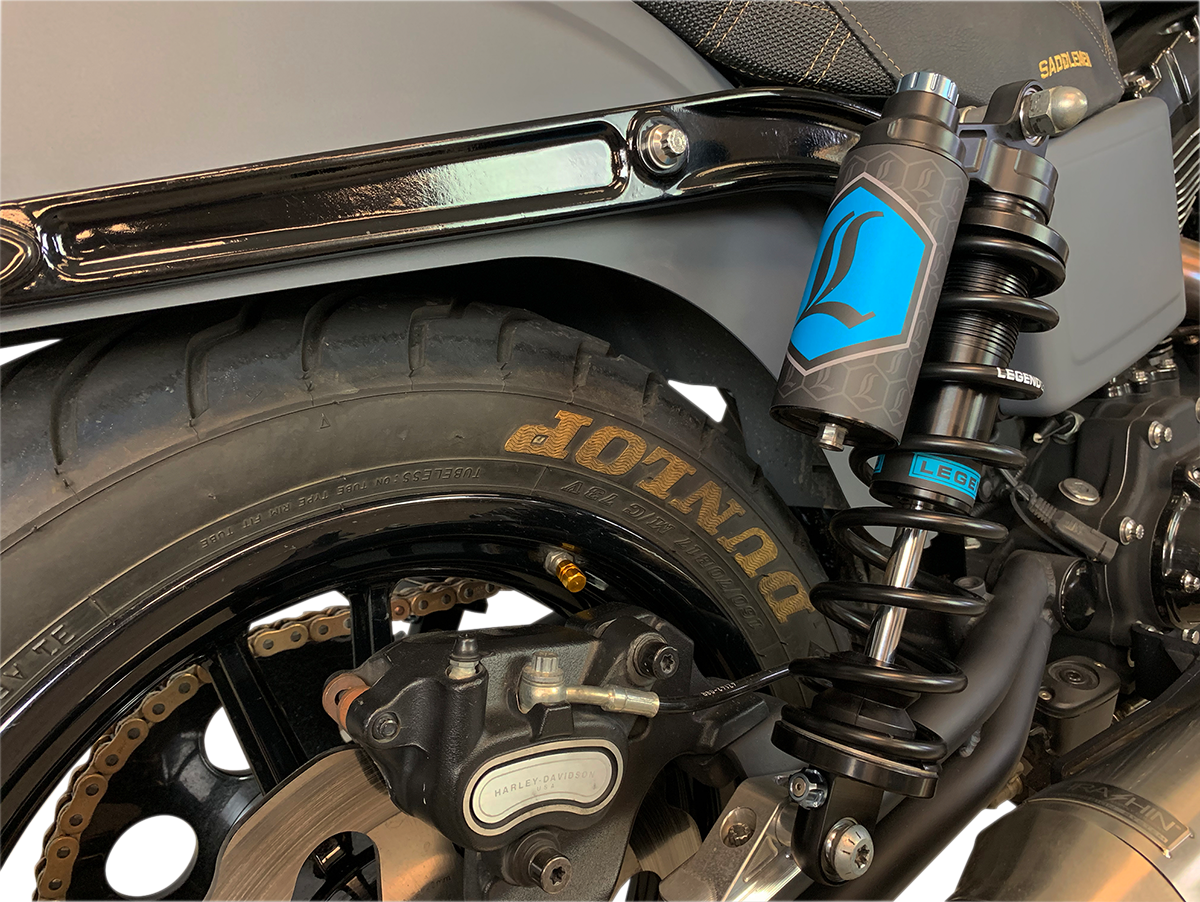 Legend REVO ARC Piggyback Coil Suspension for FXD Models - REVO ARC Piggyback Shocks - 13" - Standard - Black - '99-'17 Dyna [1310-1890] - Image 2