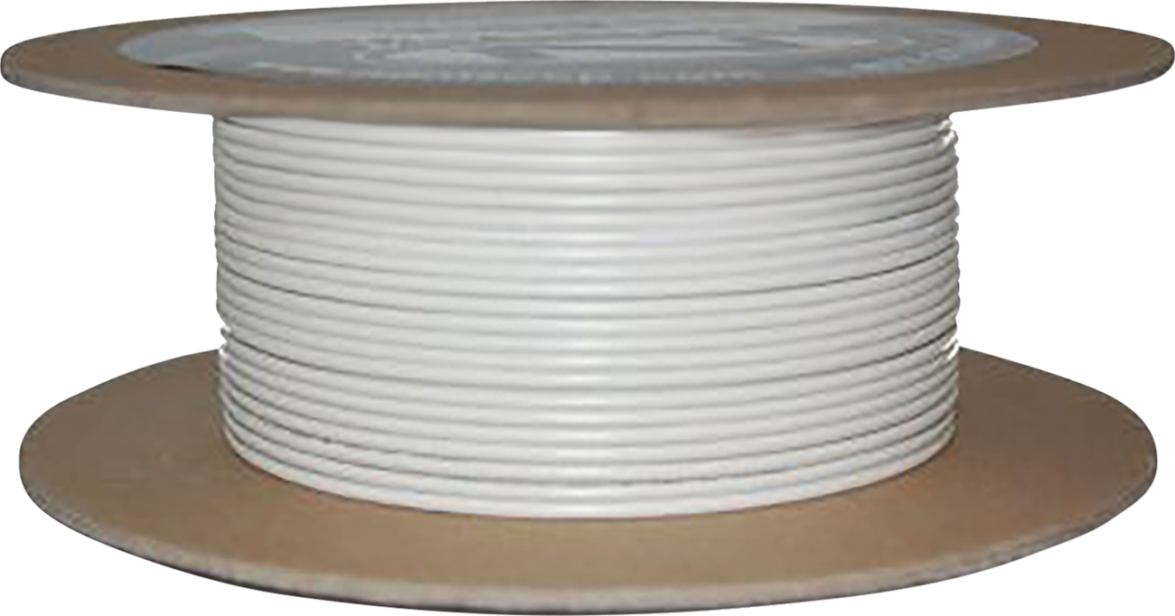 OEM Color Wire Spool - 100' Wire Spool - 18 Gauge - White [2120-0522]