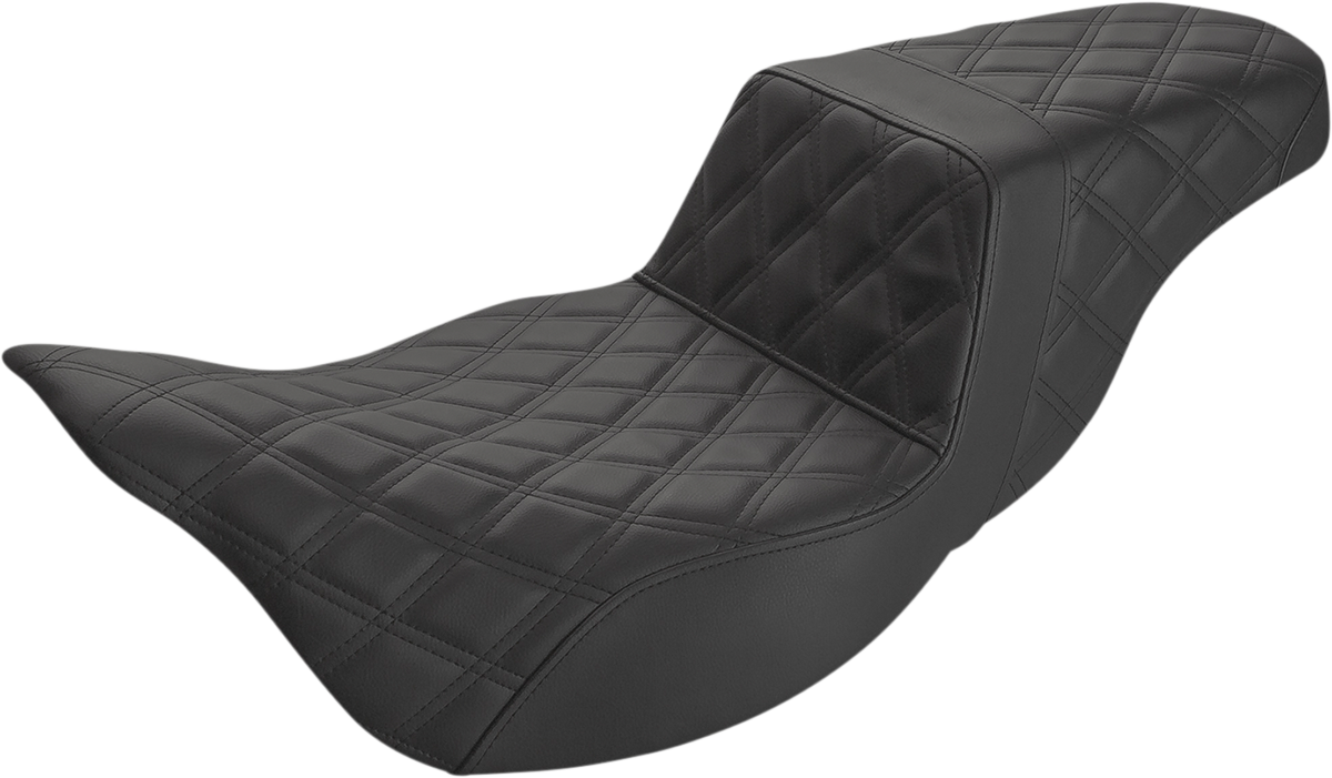 Extended Reach Step-Up Seats - Step-Up Seat - Extended Reach - Full Lattice Stitch - Black - FL '08-'24 [0801-1289]