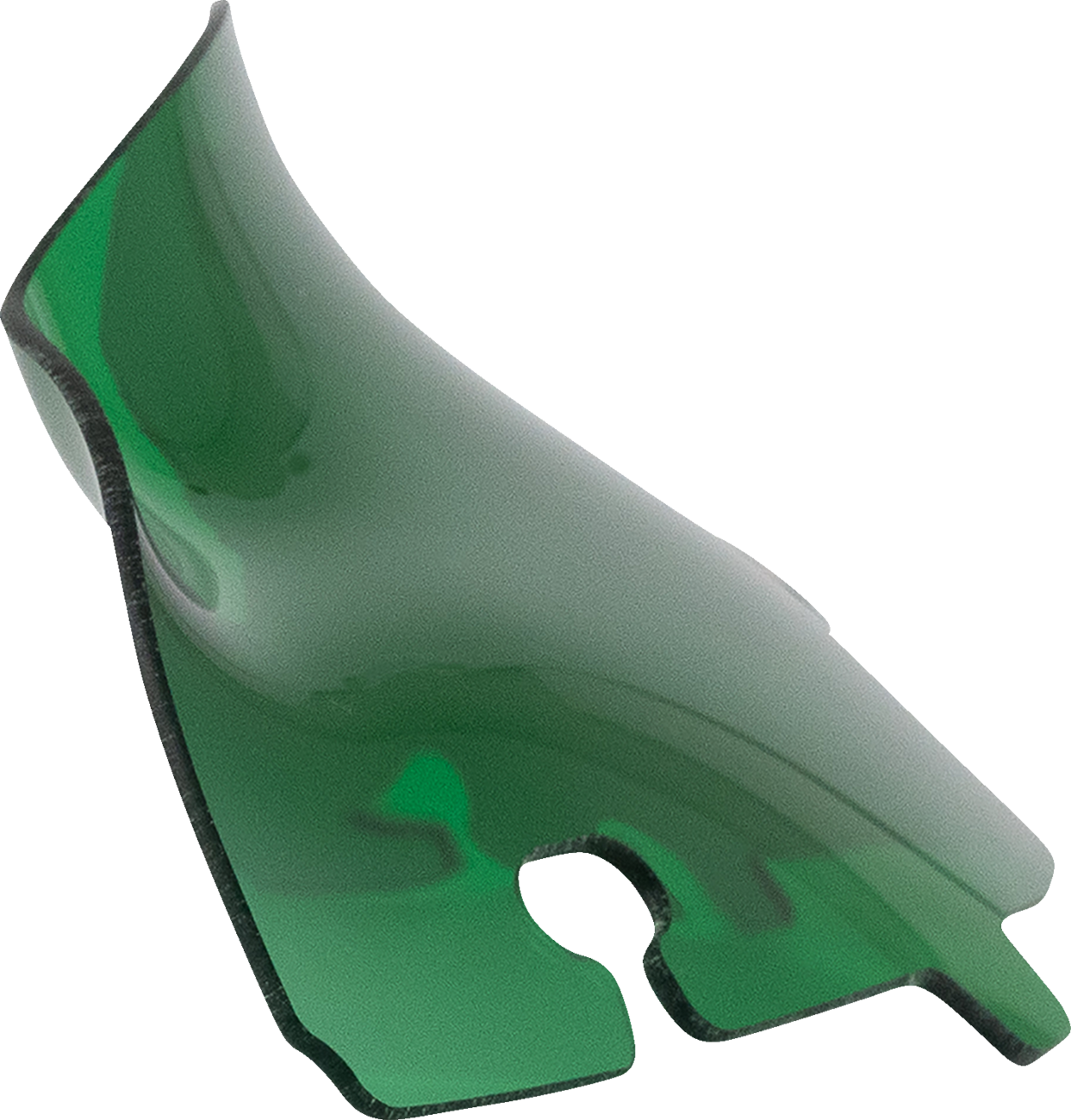 Kolor Flare® Windshield - 4" - Green - '14-'25 FLH/FLHT/FLHX [2310-0798]