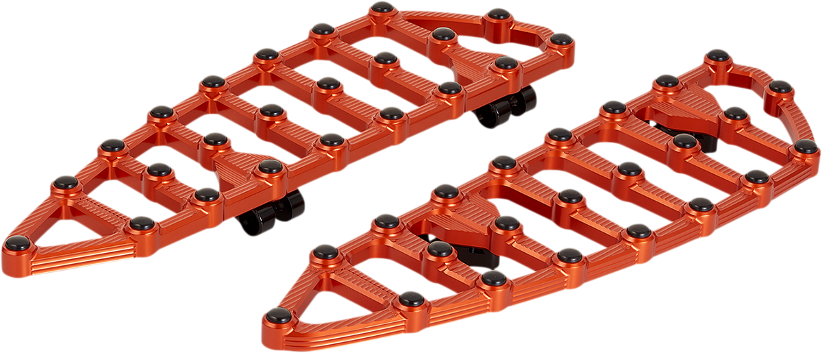 MX Billet Floorboards - MX Driver Floorboards - Orange [1621-1016]
