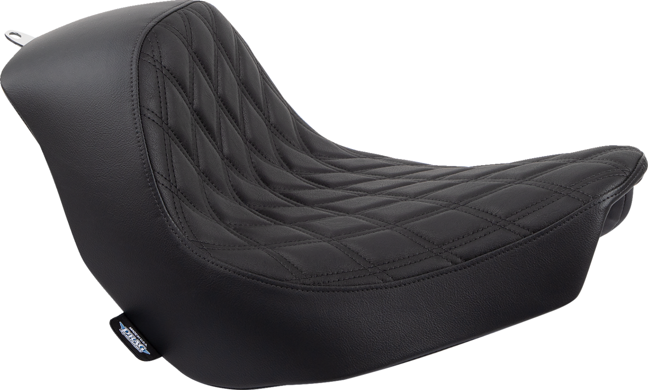 Solo Seat - Double Diamond - Black Stitching - FL/FX '18-'23 [0802-1513]