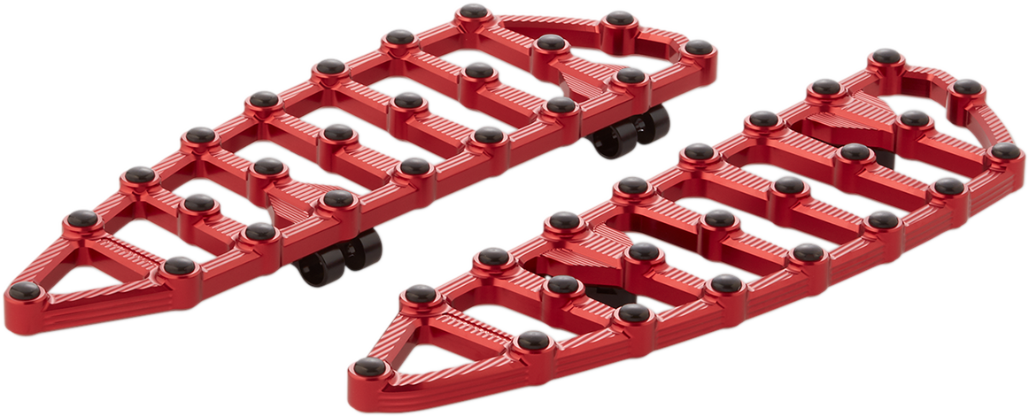 MX Billet Floorboards - MX Driver Floorboards - Red [1621-0944] - Image 2