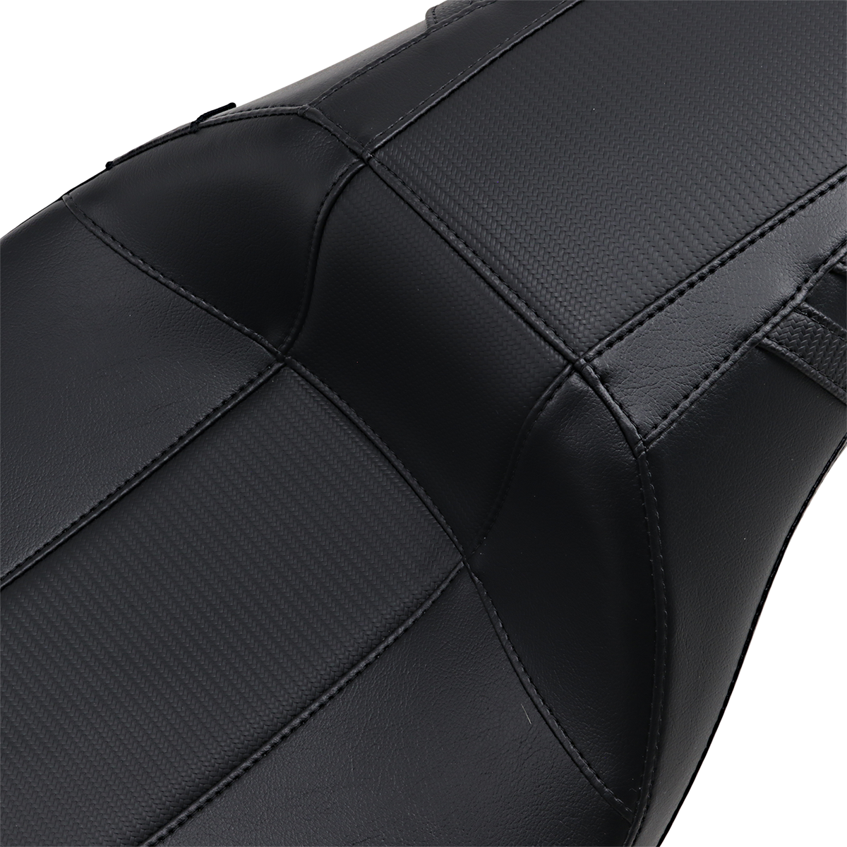 Outcast Daddy Long Legs Seat - Full-Length - w/o Backrest - Carbon Fiber Inlay - Black - FL '08-'23 [0801-1224] - Image 2