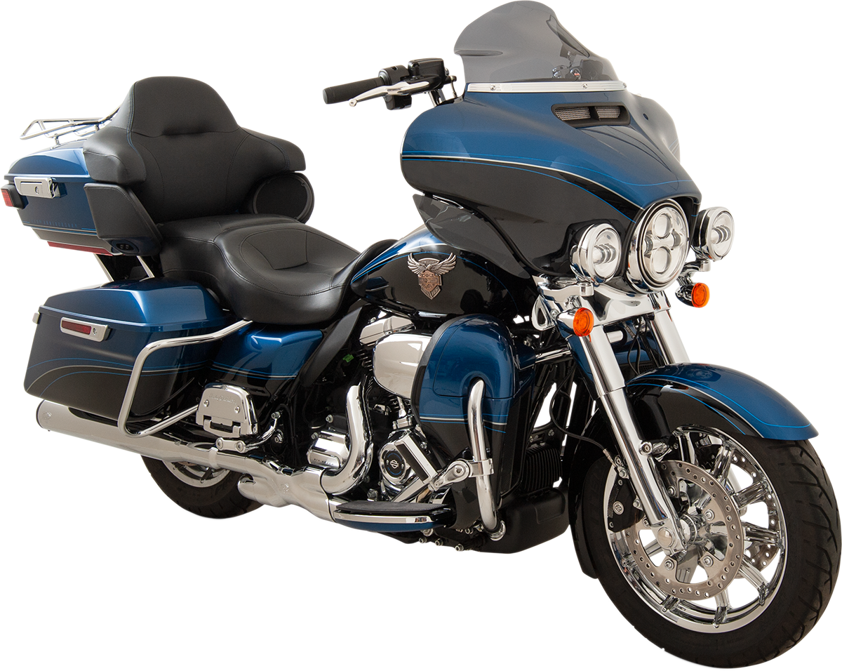 Flare® Windshield - 8-1/2" - Dark - Smoke - '14-'25 FLH [2310-0477] - Image 3