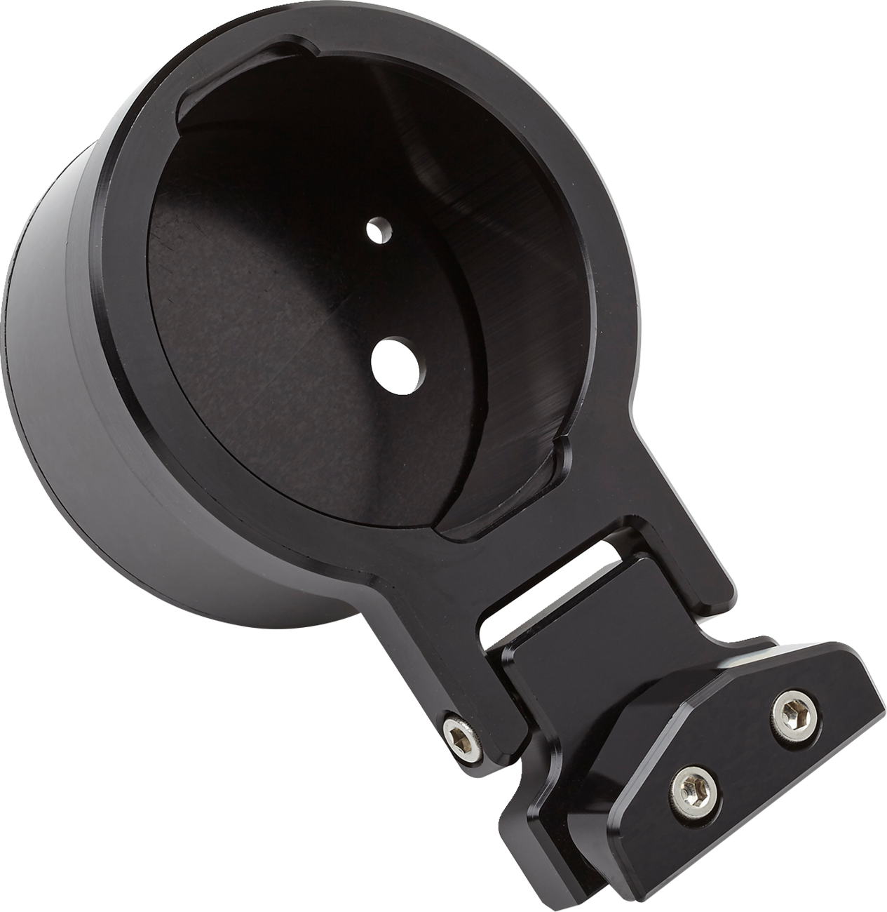 Gauge Mount for Performance Risers - Gauge Mount - Single - Black - Dyna/Sportster [2201-0234]