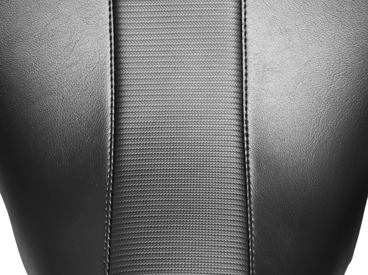 Maverick Seat - without Backrest - HR Black Carbon Fiber Inlay - Black - FL '08-'23 [0801-1221] - Image 2
