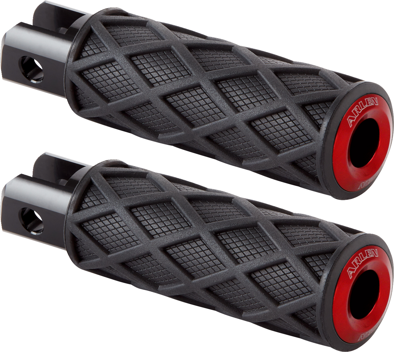 Diamond Foot Pegs - Driver - Red [1620-2678]