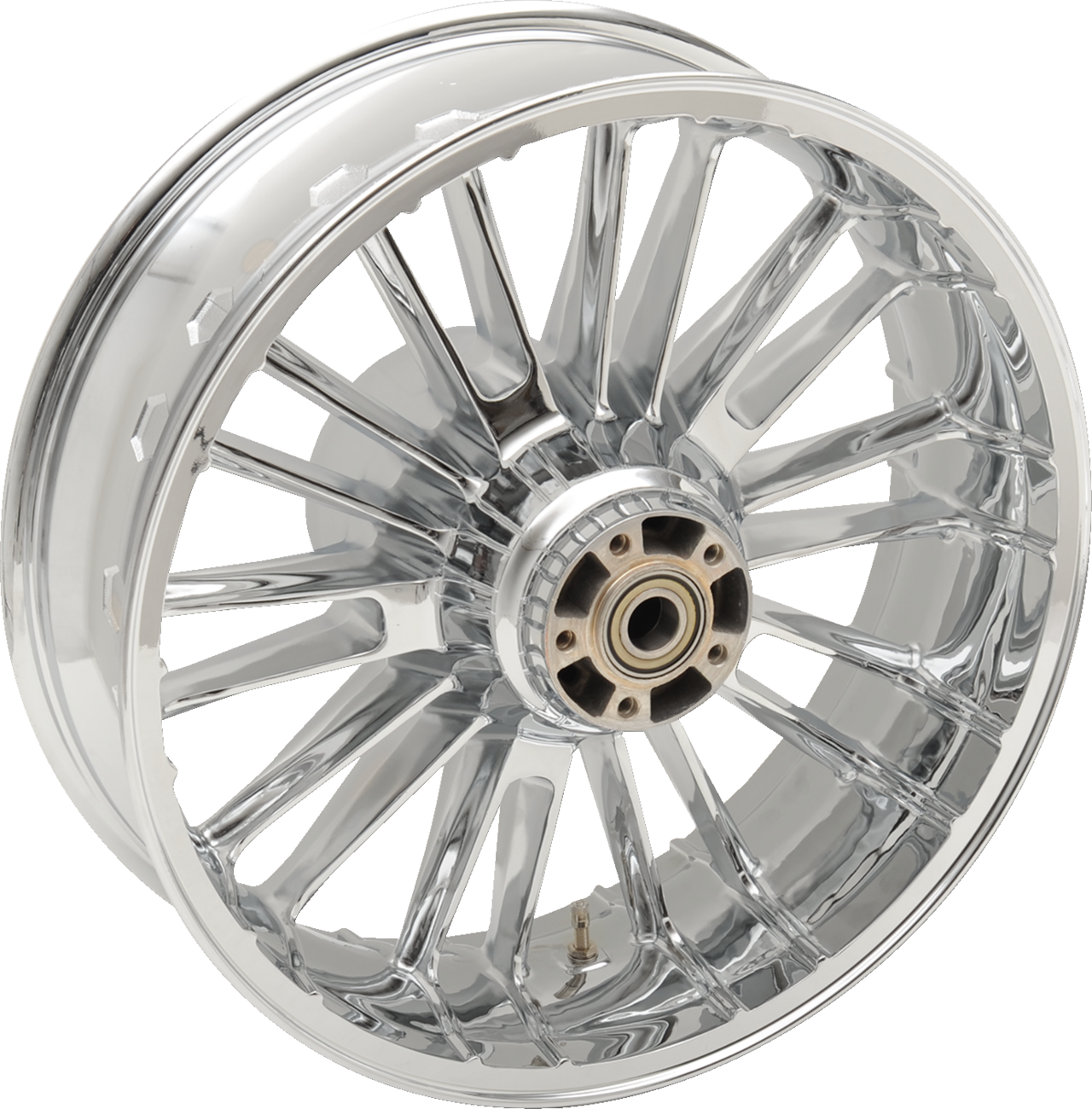 Atlantic Precision Cast 3D Wheel - Wheel - Atlantic 3D - Rear - Single Disc/without ABS - Chrome - 18x5.5 - '09+ FL [0202-2111]