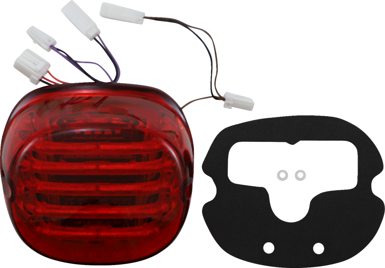 ProBEAM® Integrated Low Profile LED Taillights with Auxiliary Turn Signals - Taillight/Turn Signal - Red Lens [2010-1414]