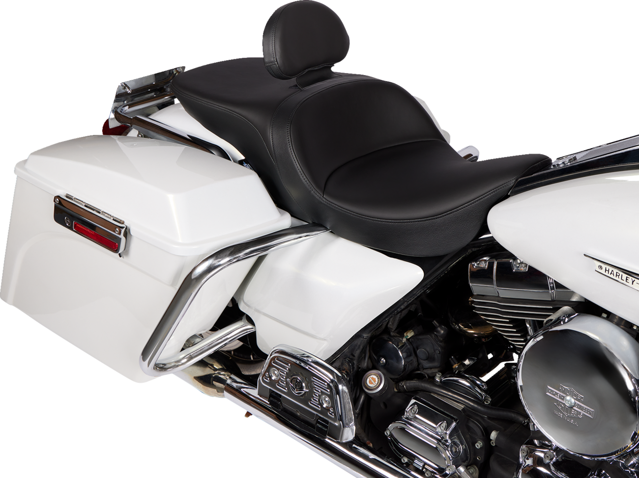 Freedom Touring Seat - Freedom Seat - Vinyl - Smooth - FLH '97-'07 [0801-1503] - Image 2