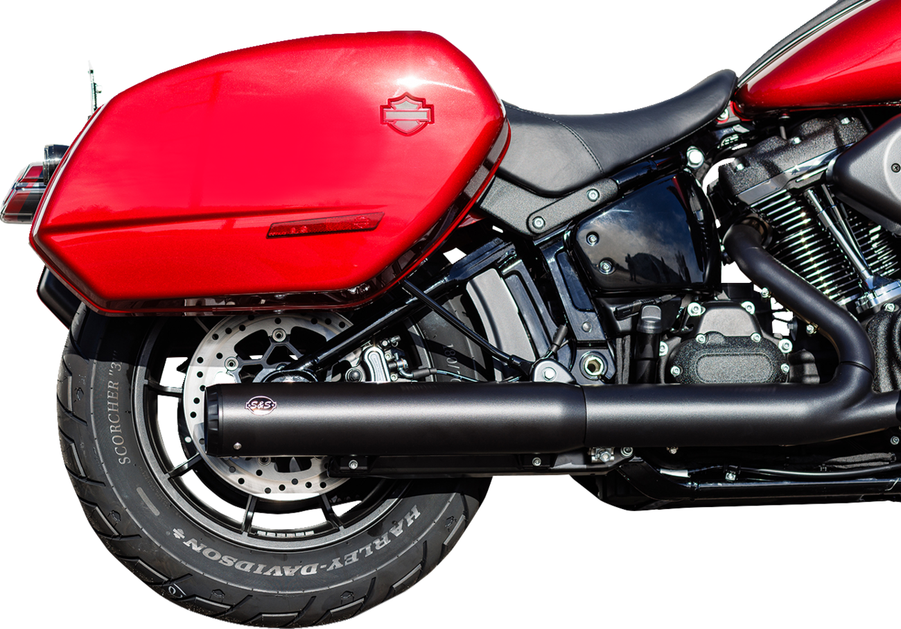 Grand National Slip-On Muffler - 50 State - 4" Black - M8 Softail [1801-1845] - Image 4