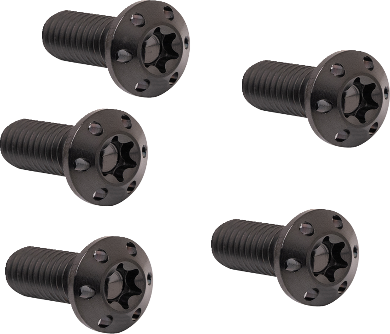 Holeshot Brake Rotor Bolt Kit - Bolt Kit - Holeshot/Brake Rotor/Front - Hub Mount - Black - 5/16-18 x 7/8" - 5 Pack [2401-1705]