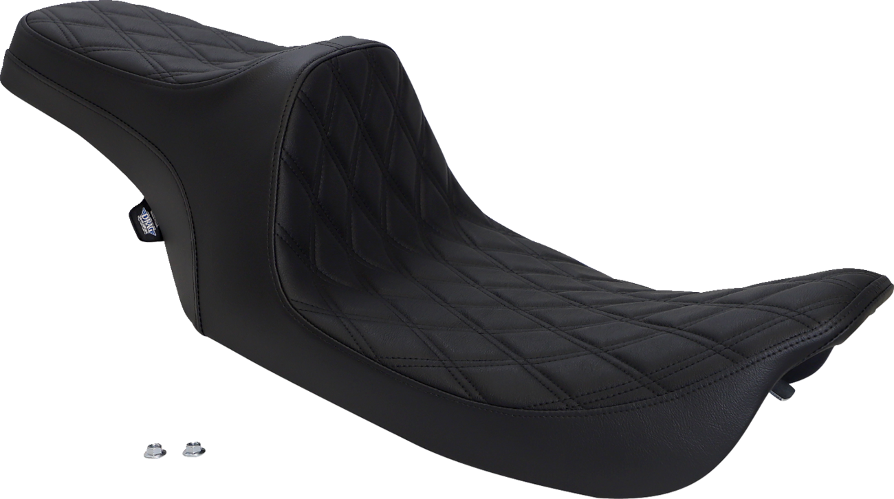 Predator III Seat - Double Diamond - Black Stitched - FLHR/FLHX '99-'07 [0801-1129] - Image 2