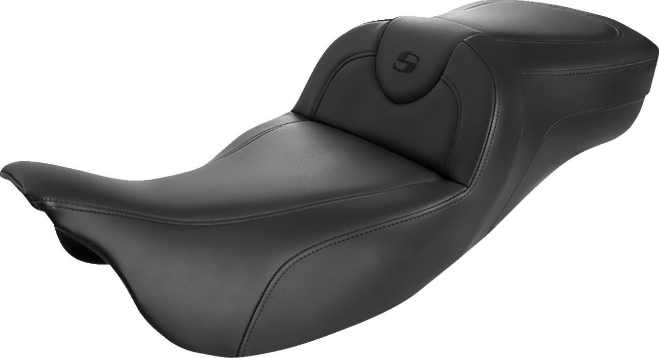 Roadsofa™ Extended Reach Seat - Black/Black Stitching - w/o Backrest - FL '08-'24 [0801-1399]