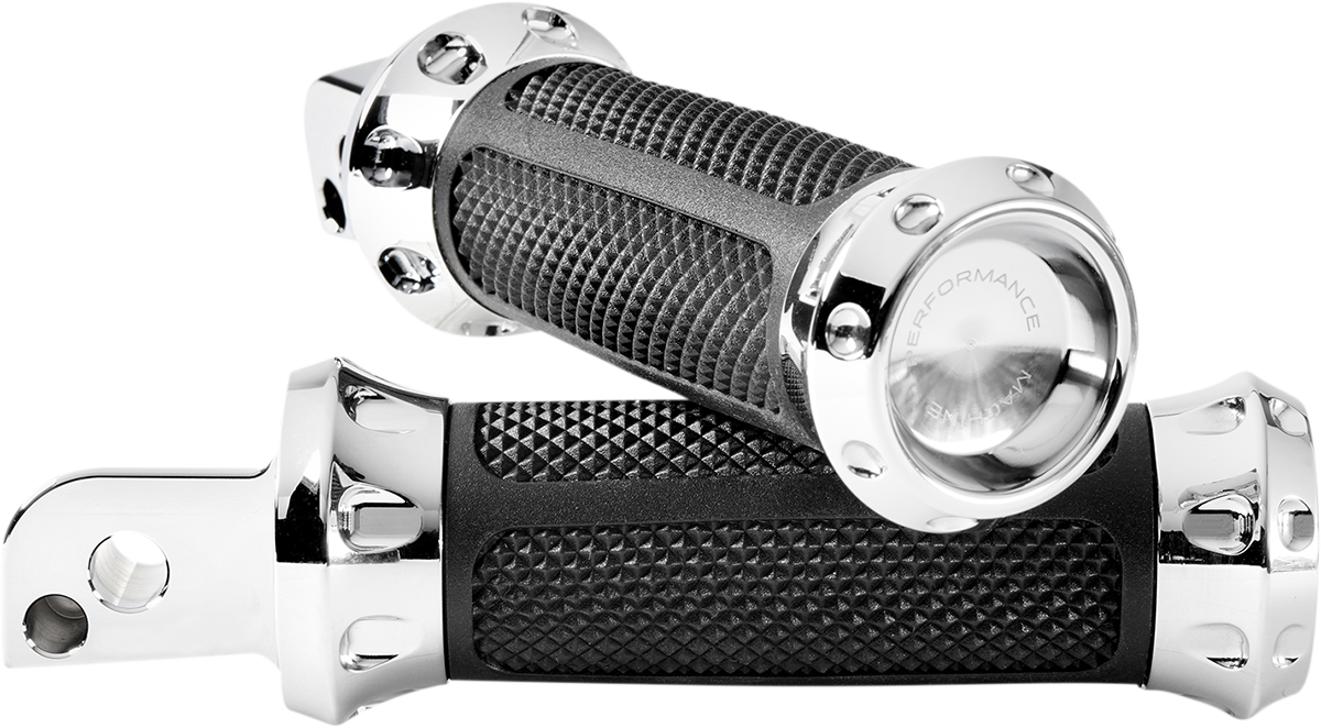 Overdrive Foot Pegs - Passenger - Chrome - FL/FX [1620-2242]