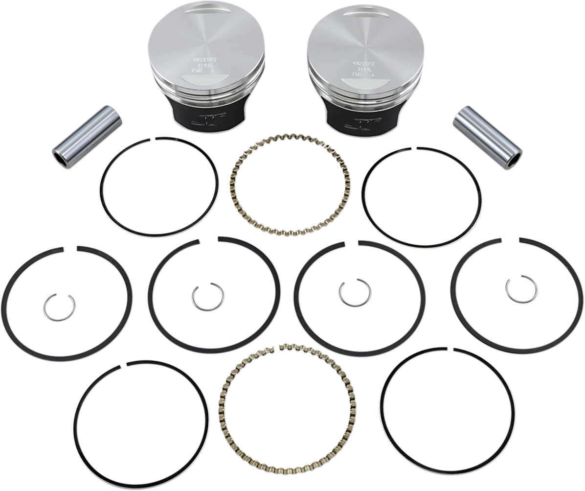 Tracker Series™ Piston Kit - Tracker™ Series Piston Kit - 3.518" - 1340 cc 80 Cubic Inch - +0.020" - Evolution [0903-1578]