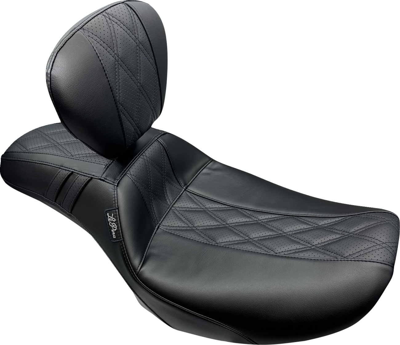 Outcast Daddy Long Legs Seat - w/ Backrest - GT2 Inlay - FLH/FLT '23-'25 [0801-1887]
