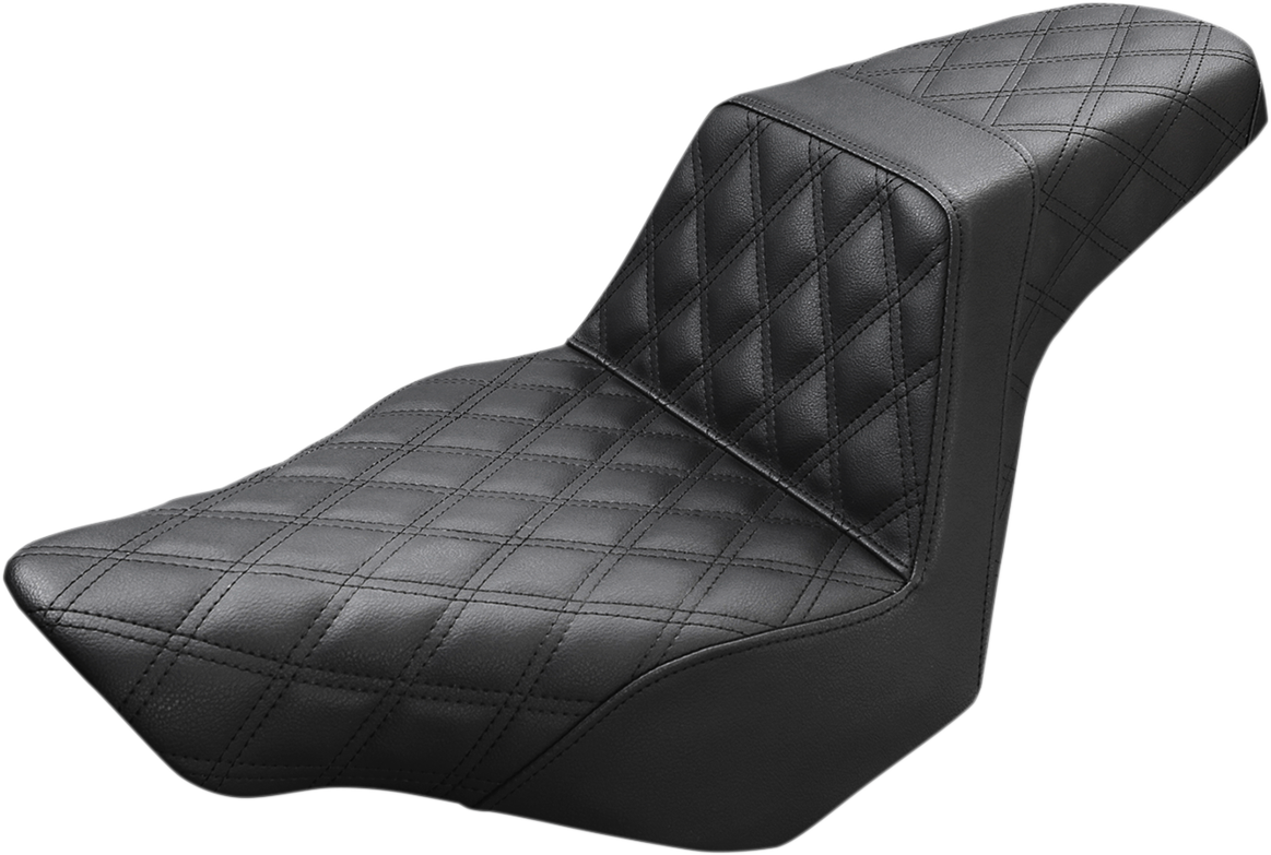 Step-Up Seat — Full Lattice Stitch - Step-Up Seat - Full Lattice Stitch - Black - FXSB [0802-0982]