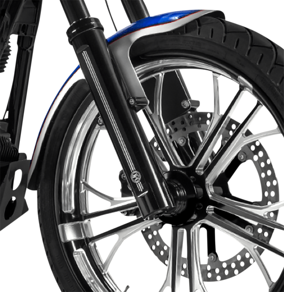 Lower Fork Legs - Fork Leg - 49 mm - Lower - Contrast Cut - Single Disc [0403-0169] - Image 2