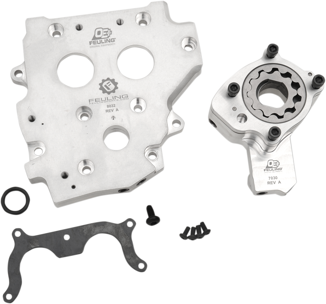 OE+ Oil Pump/Camplate Kit - Conversion Oil System - OE+ - Twin Cam [0932-0094]