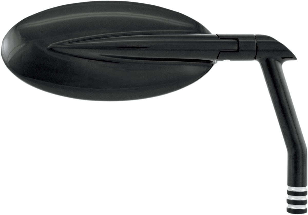 Vision Series Mirror - Mirror - Vision - Side View - Oval - Black/Contrast Cut - Left/Right [0640-0729]