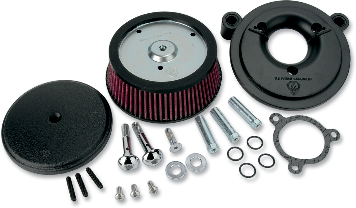 Big Sucker™ Stage I Air Filter Kit — Smooth - Big Sucker™ Stage I Air Filter Kit - Wrinkle Black [1010-0874] - Image 3