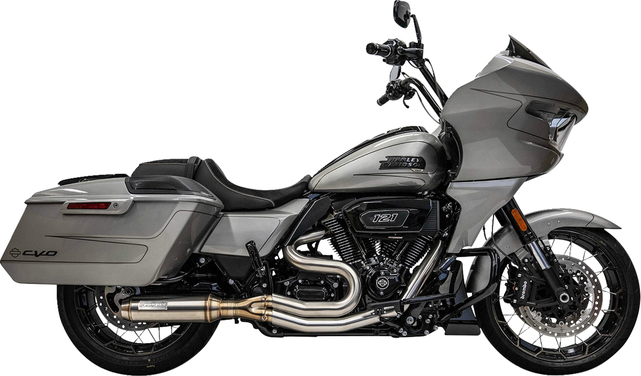 2-into-1 Mid-Length Super Bike Exhaust System - Stainless Steel [1800-2539] - Image 2