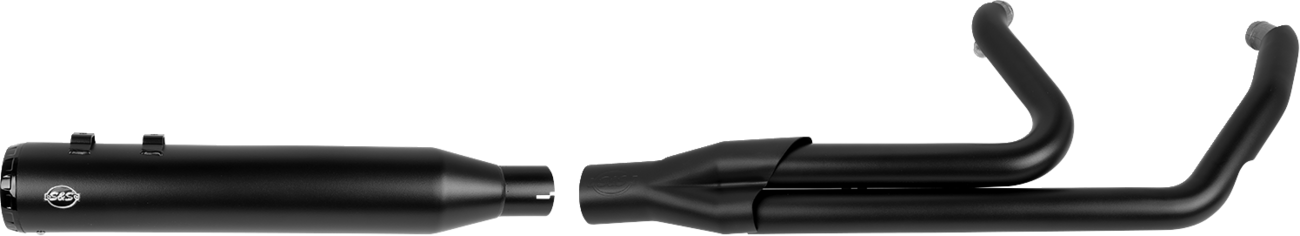 2-into-1 GNX Exhaust System - 49-State - Guardian Black - M8 Touring [1800-2759] - Image 2