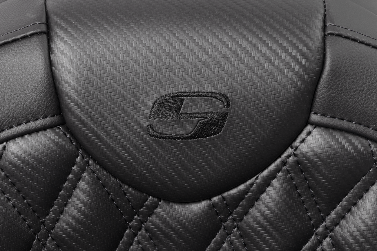 Roadsofa™ Seat - without Backrest - Lattice Stitch - Carbon Fiber - FL '08-'23 [0801-1693] - Image 2