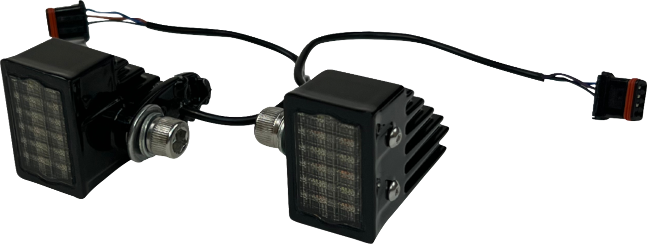 Performance LED Front Turn Signals - LED Turn Signals - Front - Gloss Black [2020-2216]