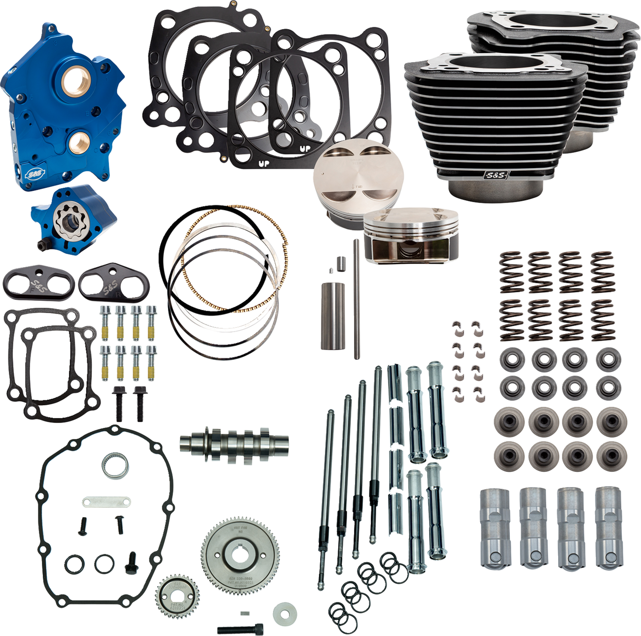 128" Power Package - Power Pack - 4.500" Stroke - Water Cooled - Black Granite w/Highlights - M8 [0904-0143]