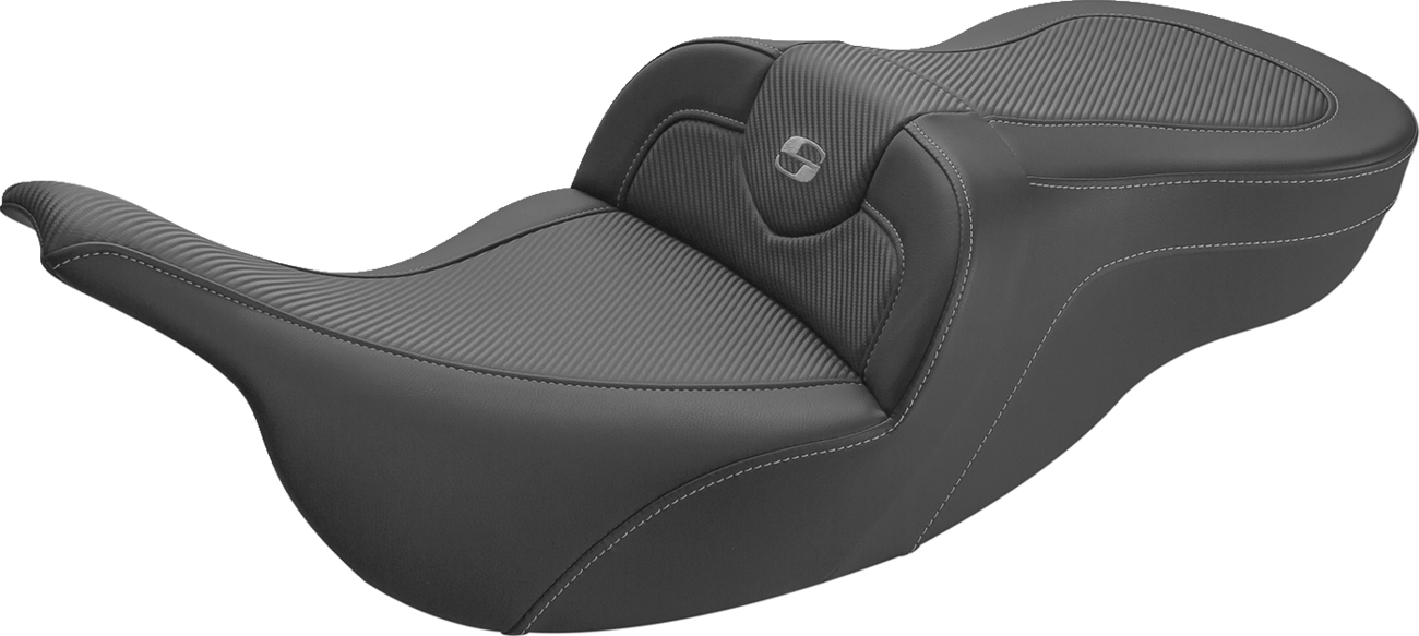 Roadsofa™ Carbon Fiber Seat - Roadsofa™ Seat - Carbon Fiber - without Backrest - '97-'07 FL [0801-1344]