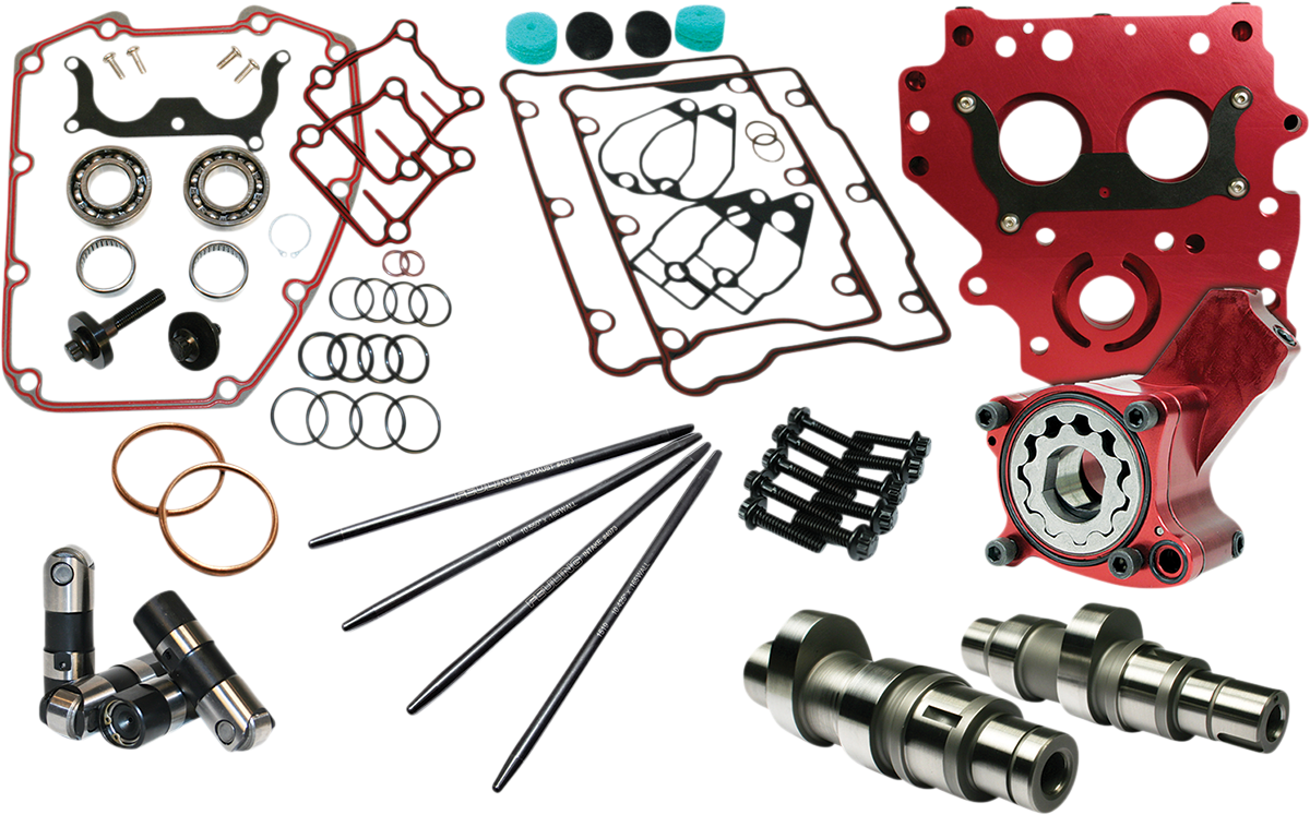 Race Series® Camshaft Kit - Camchest Kit - Race Series® - Reaper 630 - Gear Drive - w/One Piece Pushrods - Twin Cam '99-'06 [0925-1381]