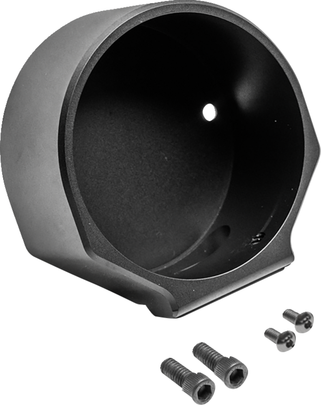 Gauge Bucket Fastback Speedometer Mount - Speedometer Gauge Bucket Mount - For Fastback Riser - Black - 3-3/8" [2210-0670]