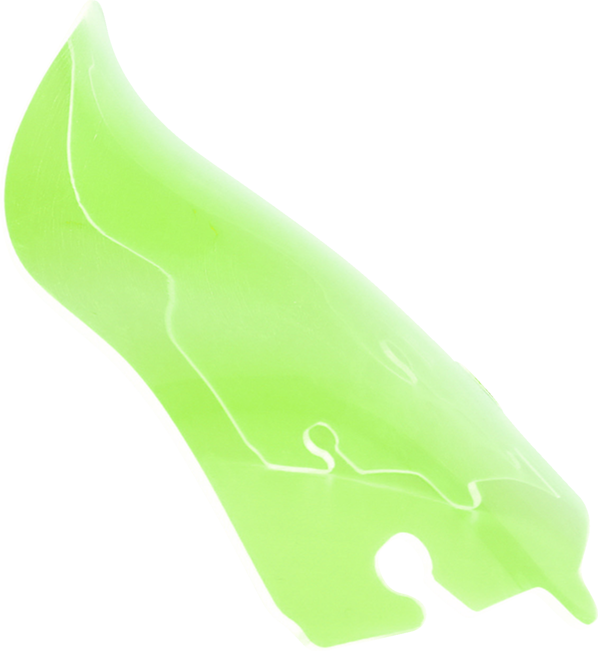 Ice Flare® Windshield - 6.5" - Green Ice - '14-'25 FLHT/FLHX [2310-0741]