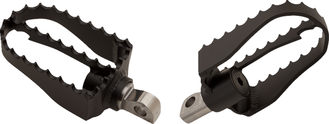 MX-Style Foot Pegs - MX Foot Pegs - Driver/Passenger - Black [1620-2502]