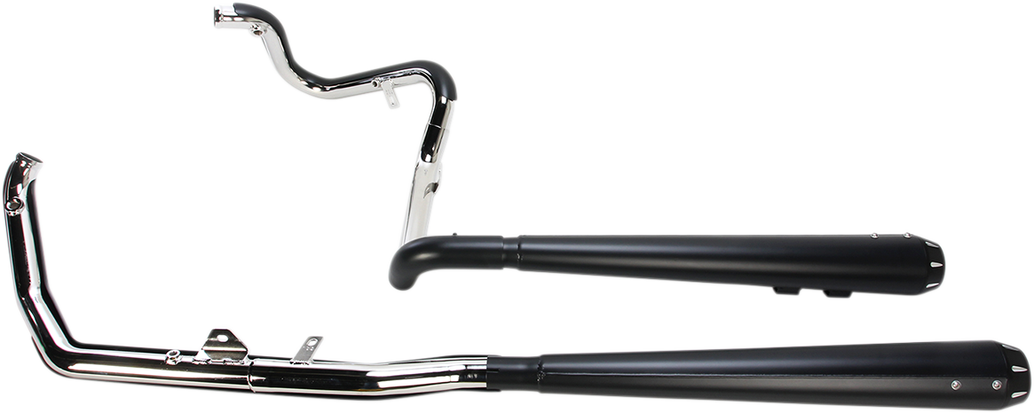 True-Dual Down Under System - Down Under Exhaust - Black - Megaphone [1800-1899] - Image 2