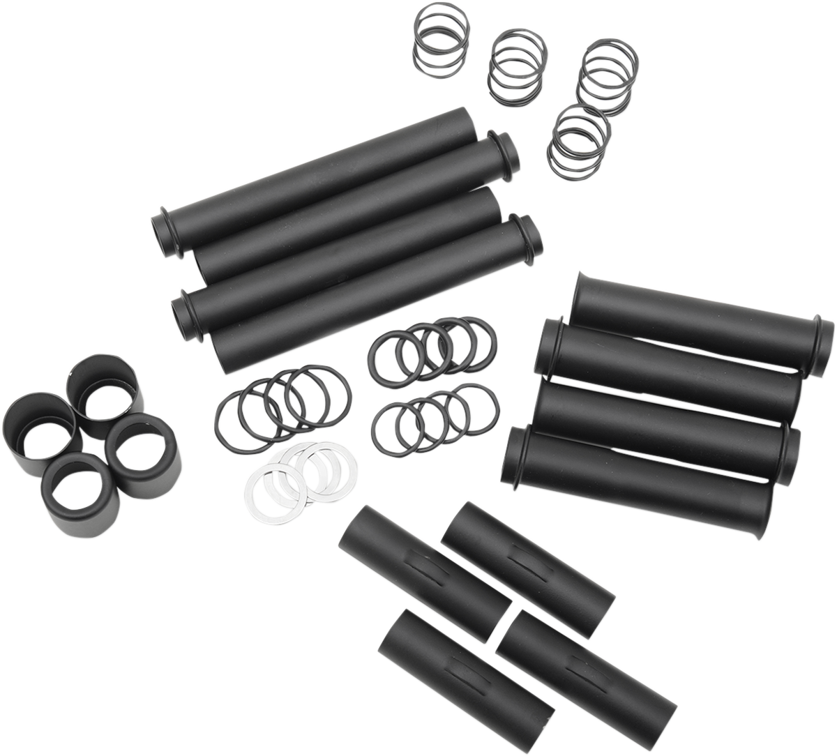 Pushrod Tube Kit - Black - Twin Cam [0928-0043]