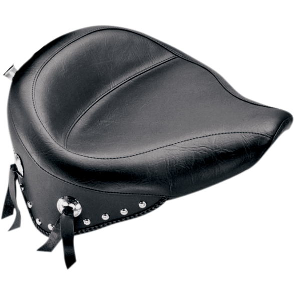 Wide Vintage Solo Seat - Wide Studded Solo Seat - Softail '84-'99 [0802-0459]