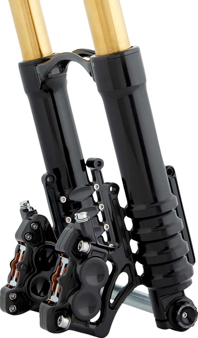 Method No Flex Fork Legs - Fork Legs - 49 mm - Black Anodized - For Custom Radial Mount Brake Caliper [0403-0166] - Image 4