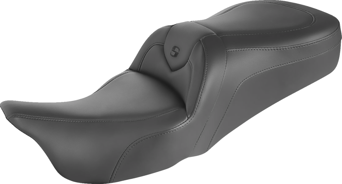 RoadSofa™ Seat - without Backrest - Black w/ Black Stitching - FLH '97-'07 [0801-1415]