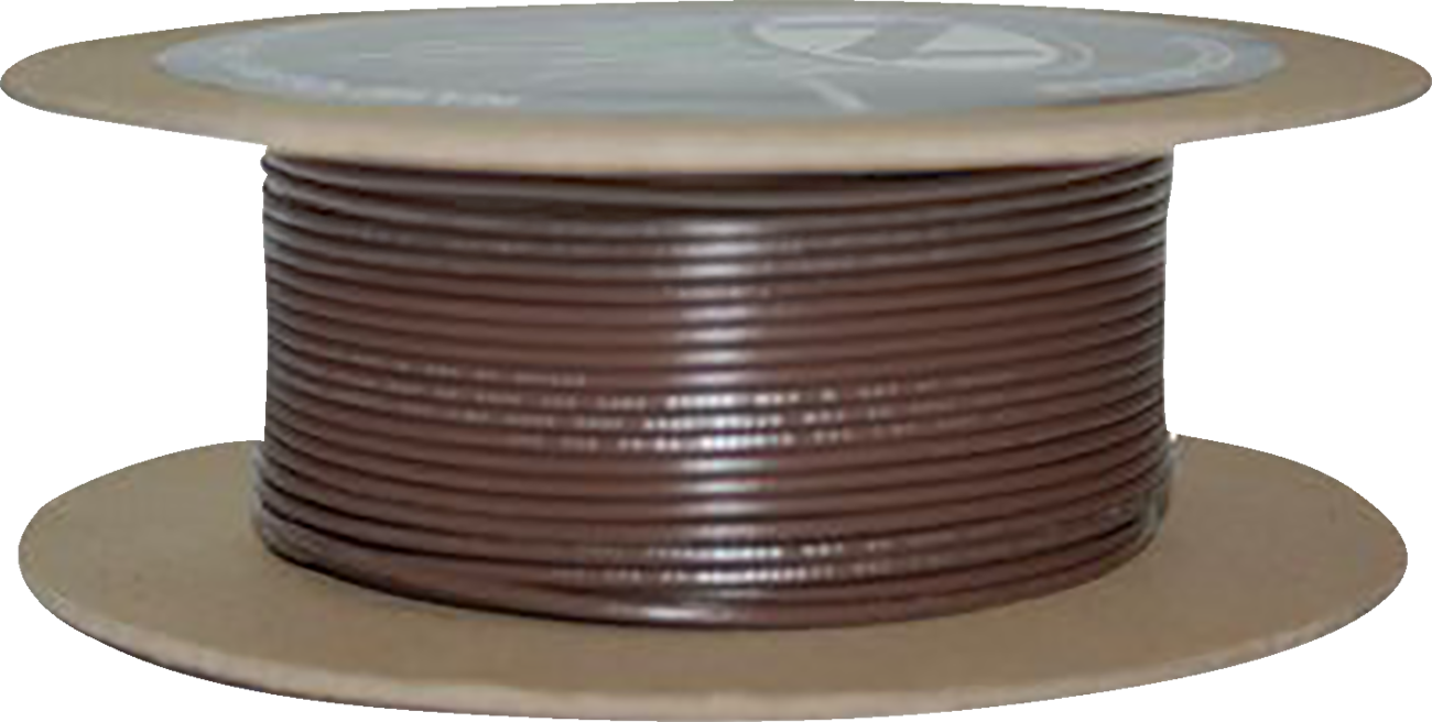 OEM Color Wire Spool - 100' Wire Spool - 20 Gauge - Brown/Black [2120-1313]
