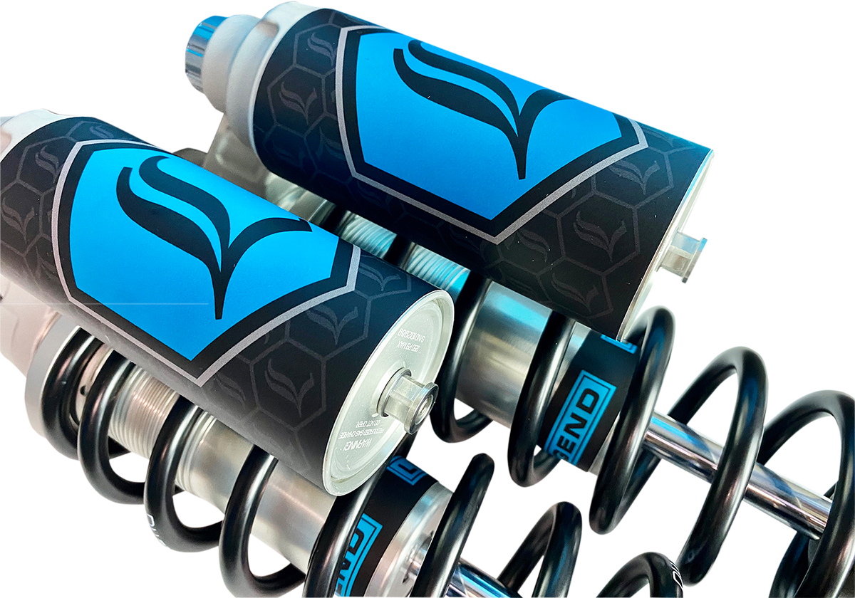 Legend REVO ARC Piggyback Coil Suspension for FXD Models - REVO ARC Piggyback Shocks - 13" - Heavy Duty - Clear - '99-'17 Dyna [1310-1939] - Image 2
