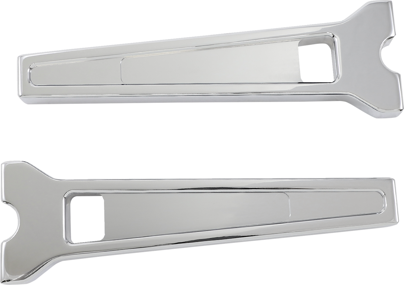 Performance Risers - Straight - 10" - Chrome [0602-1409]
